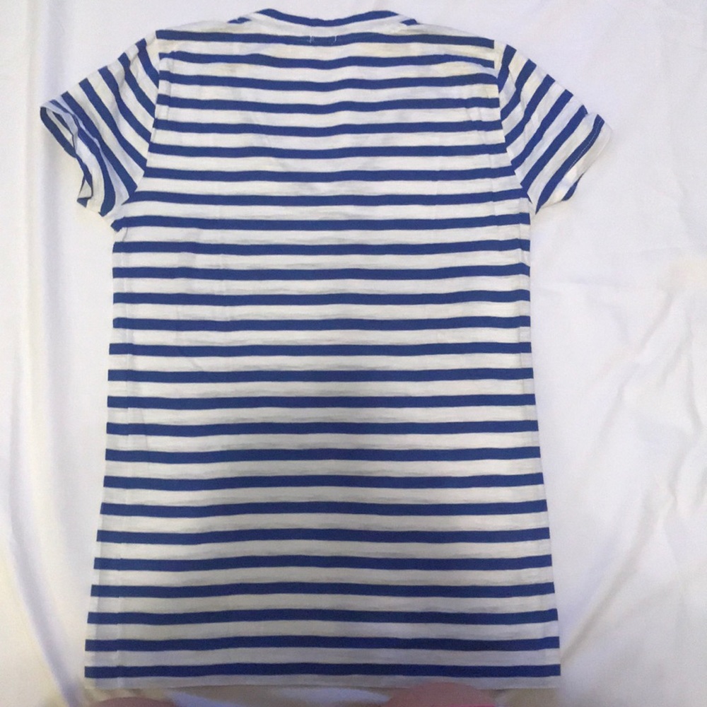 Jcrew Factory striped v-neck tee - Picture 2 of 6